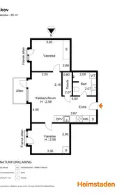 Visual presentation of the listing