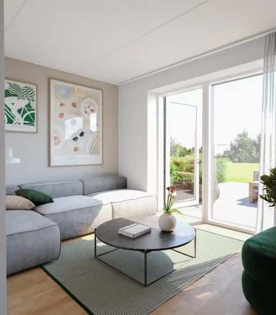 Nybygget 2-plans rækkehus tæt på Aarhus (13 km) - Mosegårdsvangen, Trige - 3