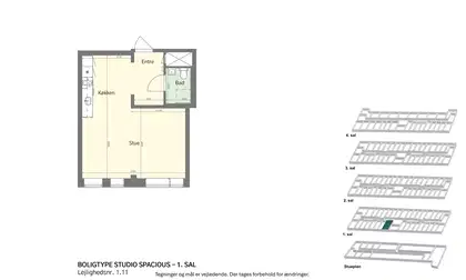 Visual presentation of the listing