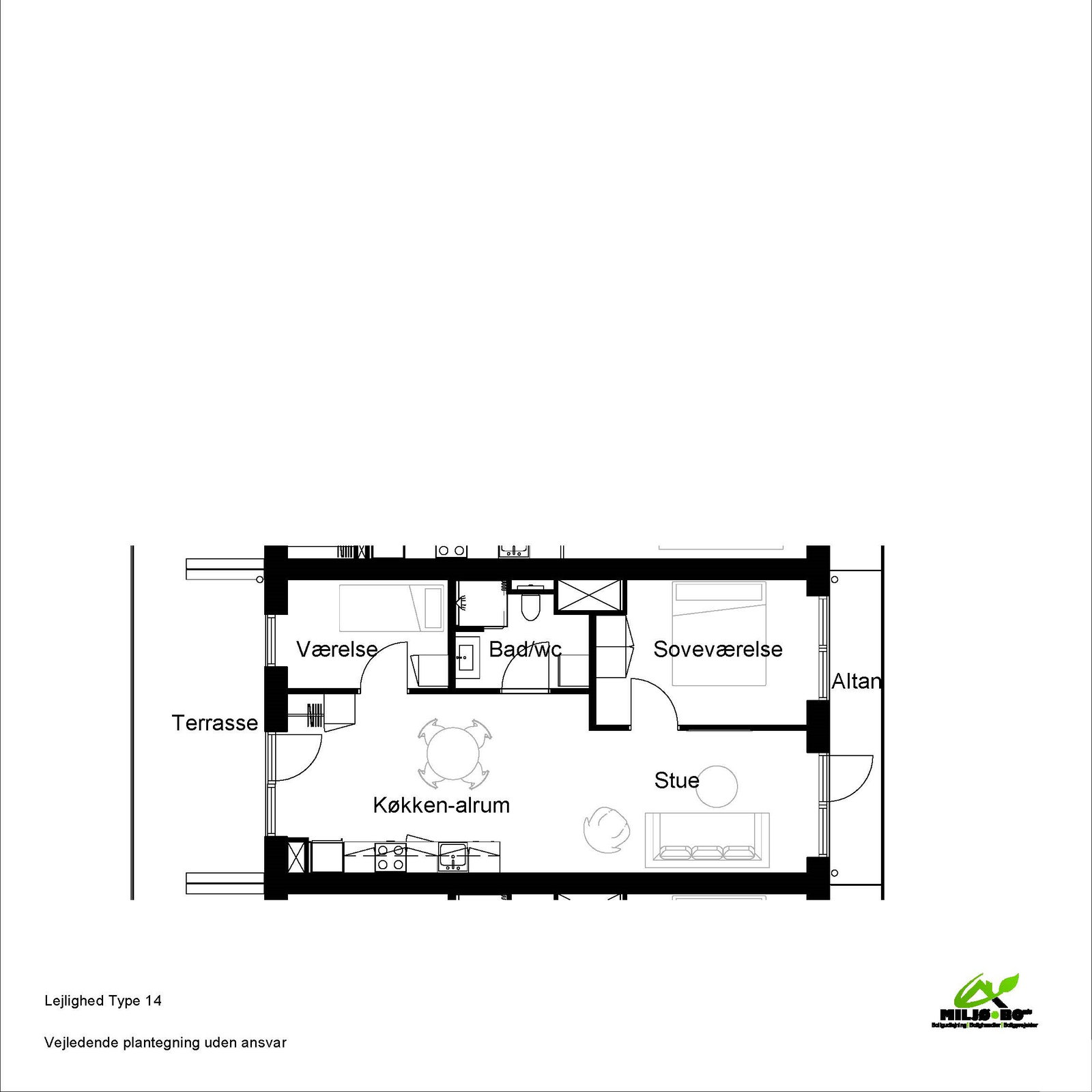 Visual presentation of the listing
