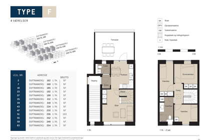 Visual presentation of the listing