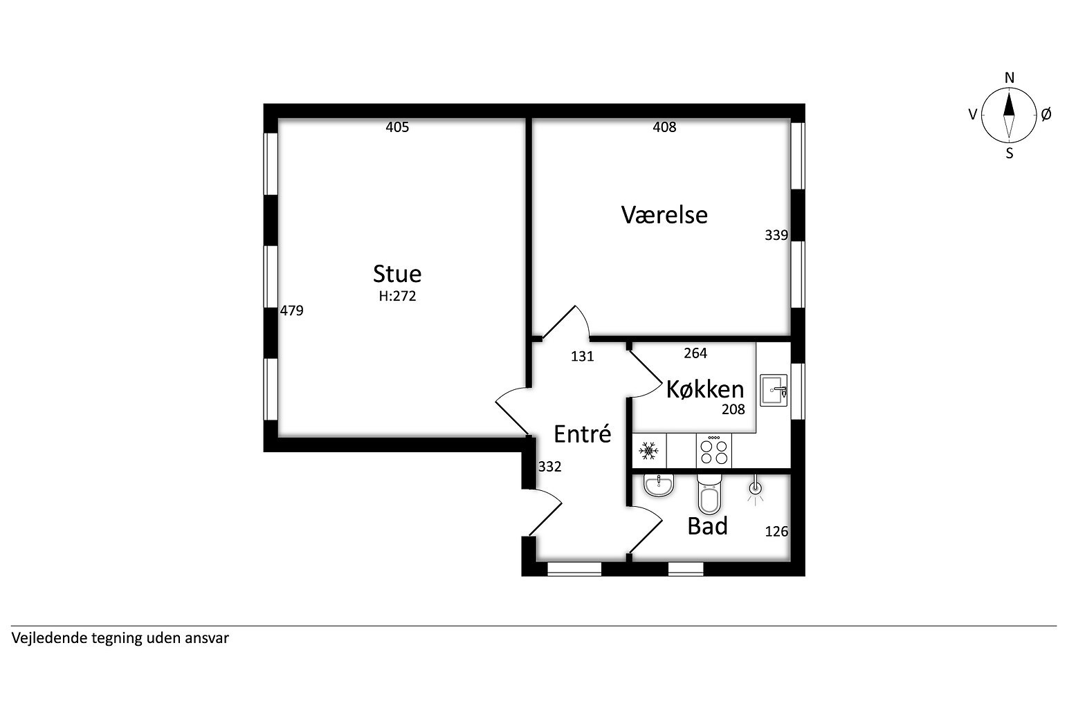 Visual presentation of the listing