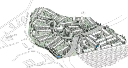 townhouse Rækkehus i to plan i moderne bofællesskab