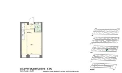 Visual presentation of the listing