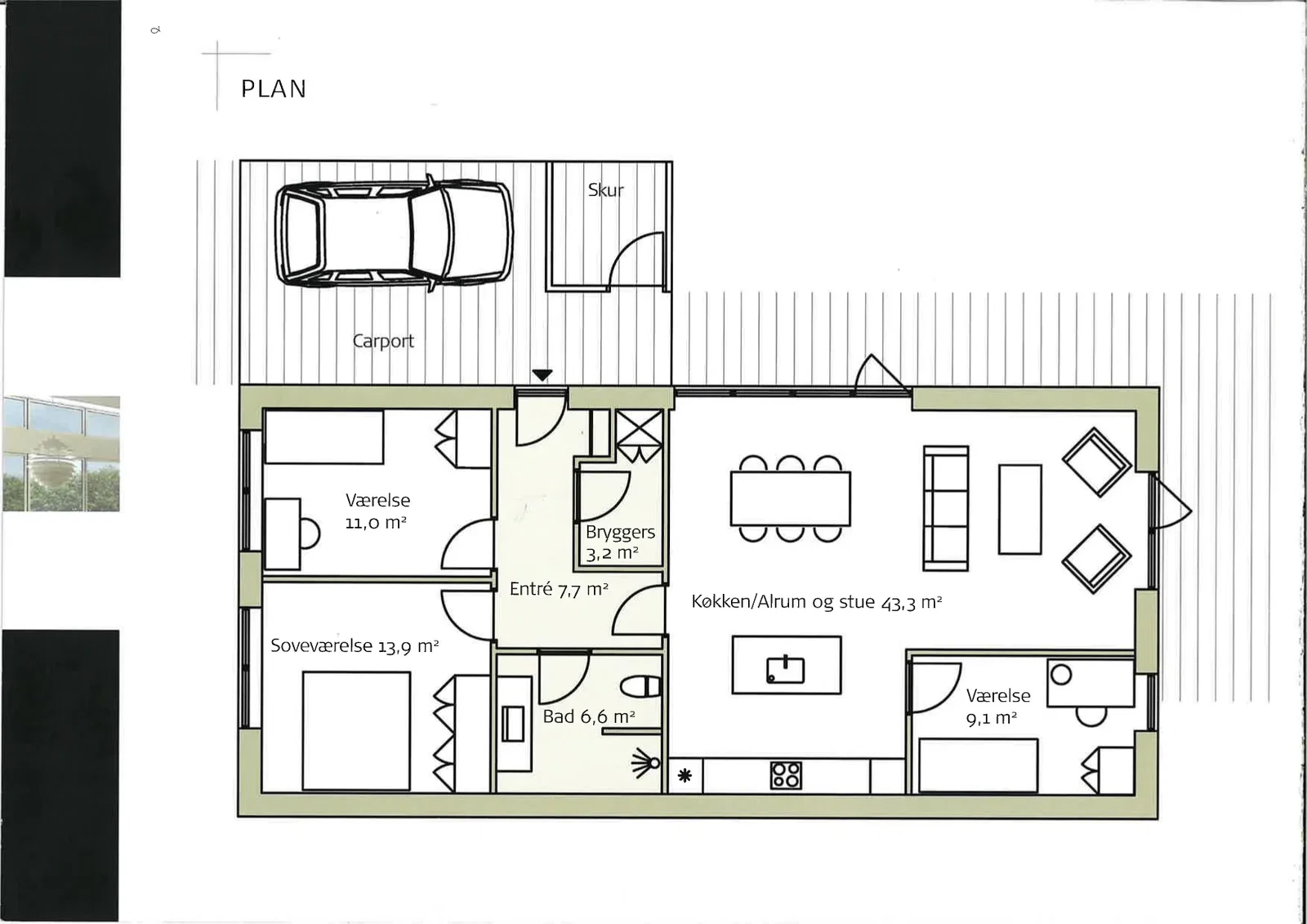Visual presentation of the listing