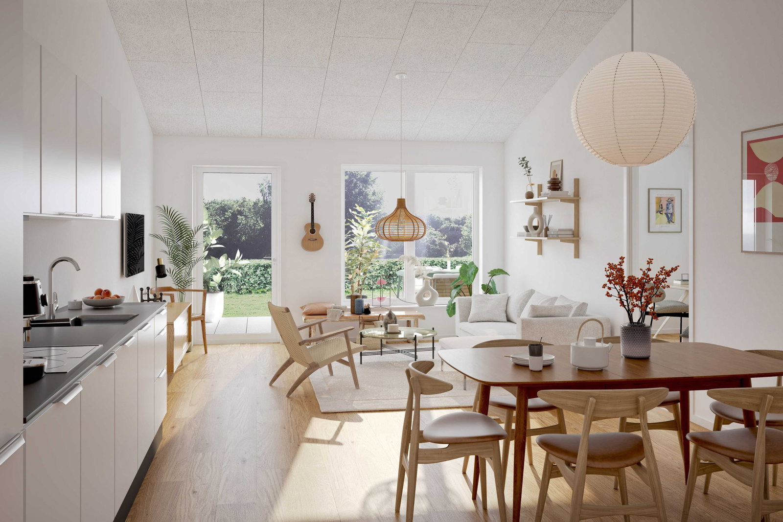 townhouse 3 Værelses Rækkehus i Højgårdsbakken