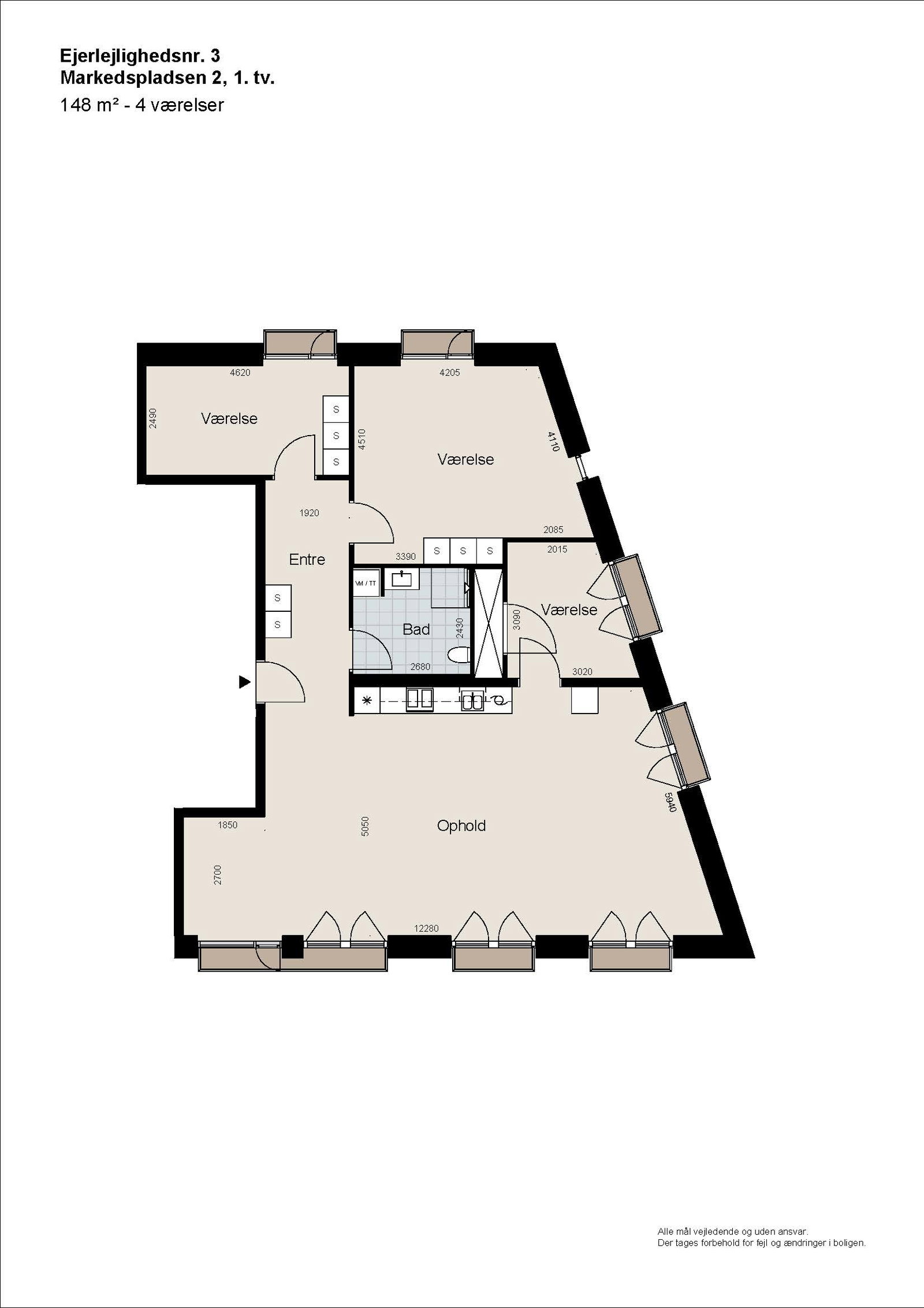 Visual presentation of the listing