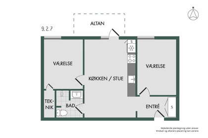 Visual presentation of the listing