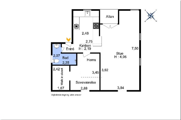 Visual presentation of the listing