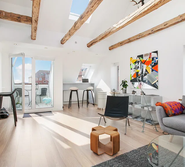 apartment Renovated 2-room apartment with roof terrace in Vestbyen