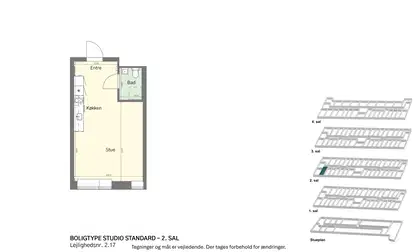 Visual presentation of the listing
