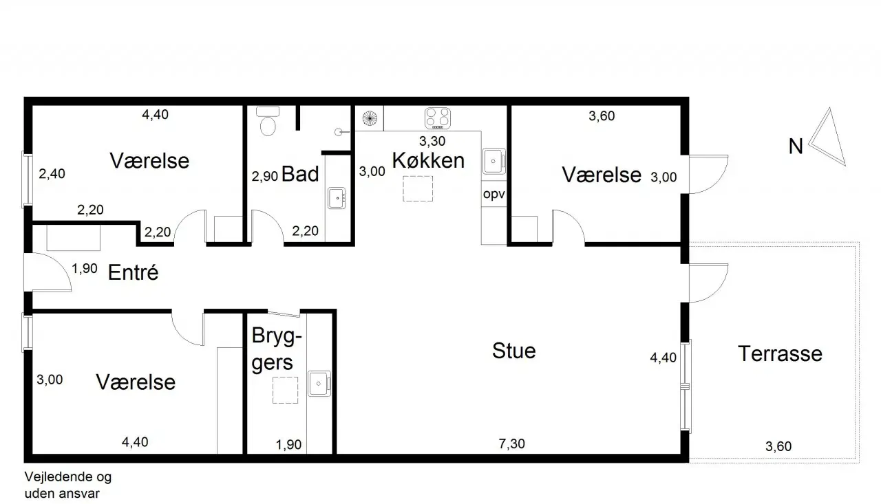 Visual presentation of the listing