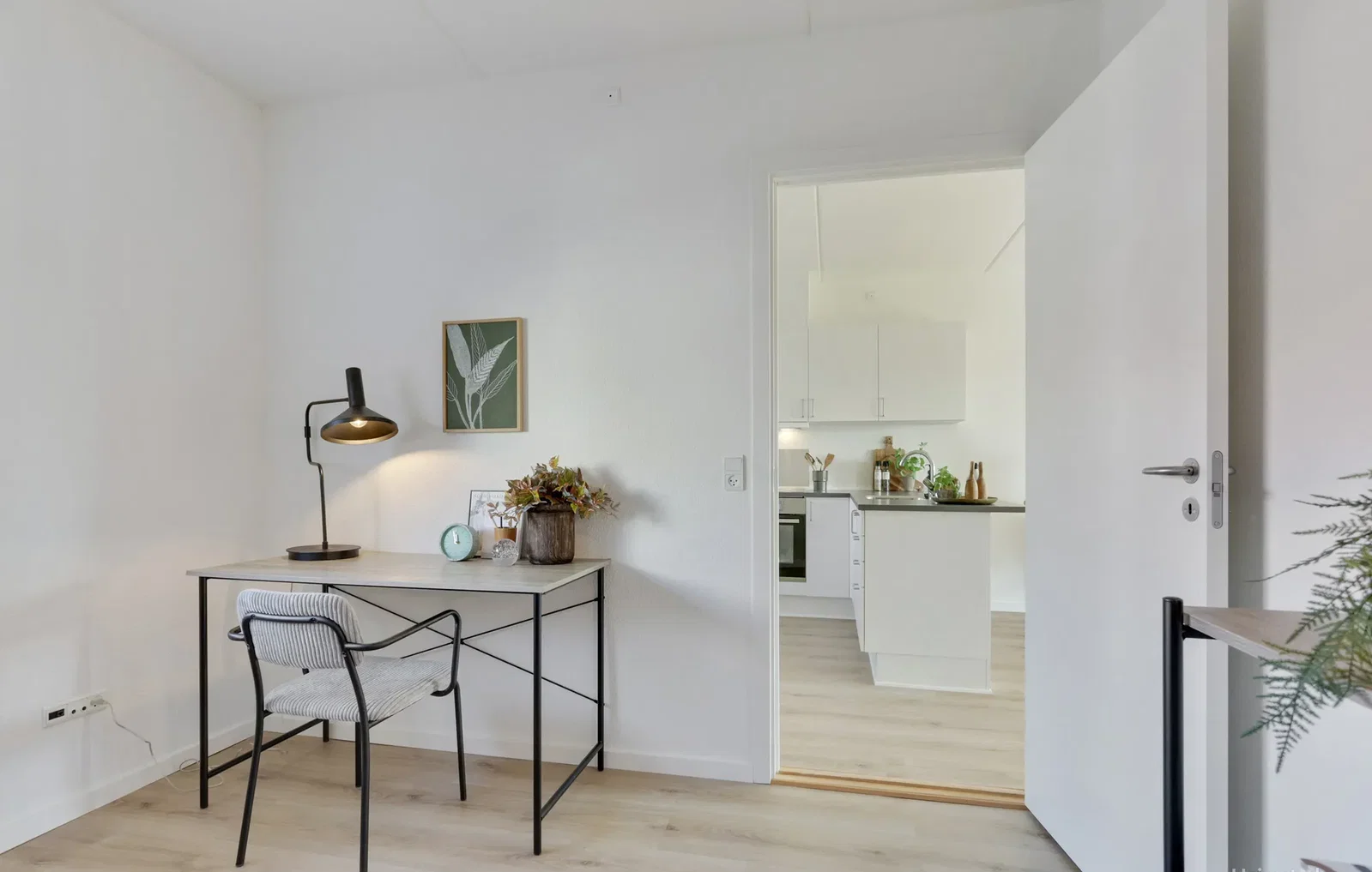 apartment 3-værelses lejlighed med terrasse og grønne omgivelser i Horsens