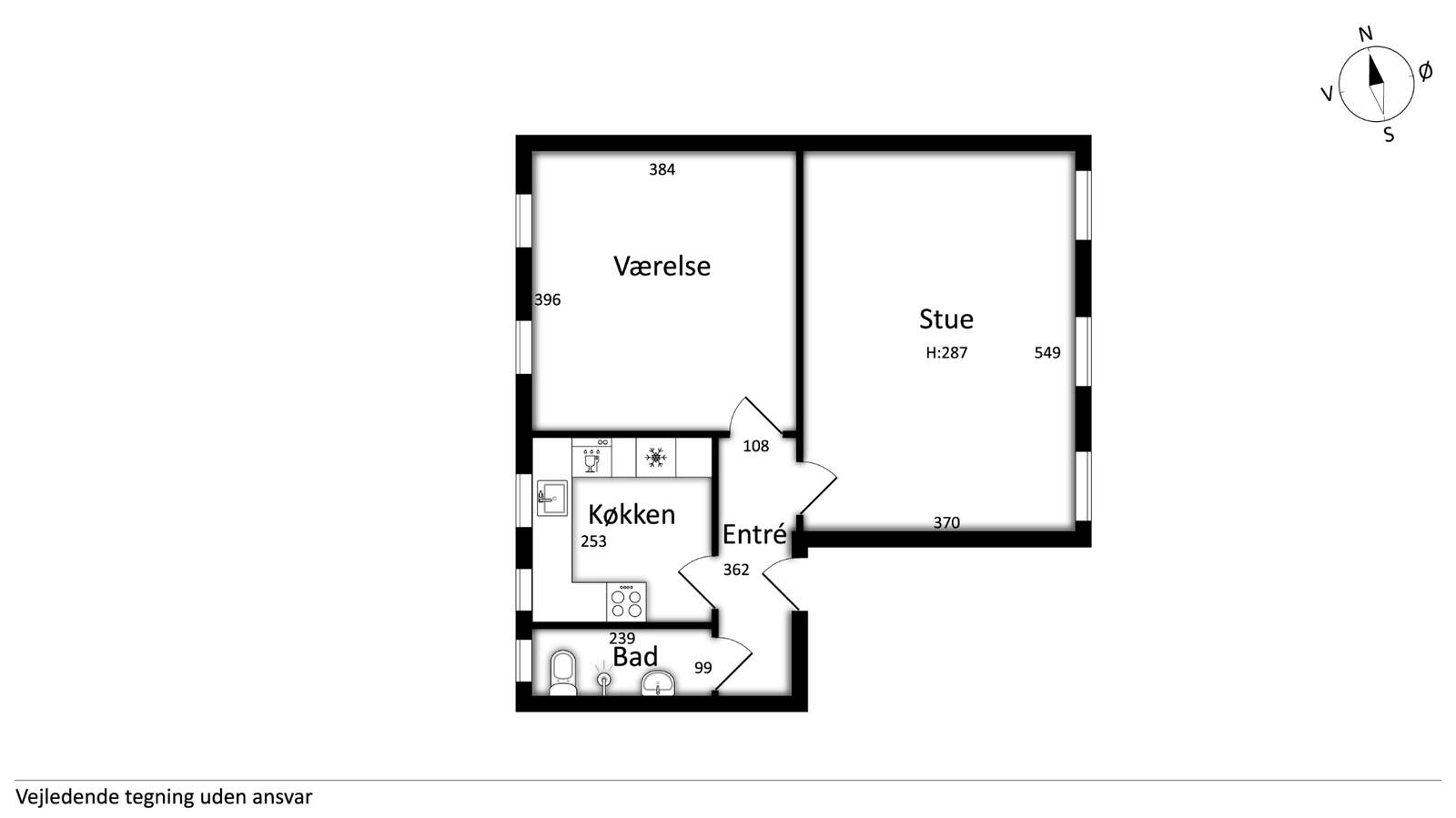 Visual presentation of the listing