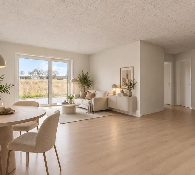 townhouse 4-værelses rækkehus med have og terrasse i Billund