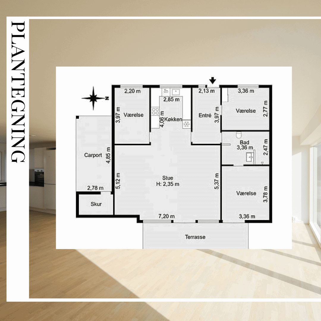 Visual presentation of the listing