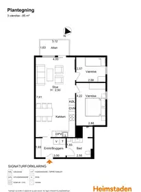 Visual presentation of the listing