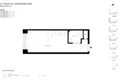Visual presentation of the listing