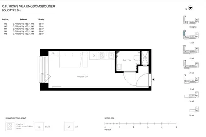 Visual presentation of the listing