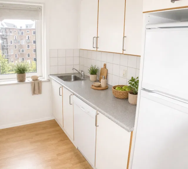 apartment Lys 2-værelses lejlighed med to altaner i Øgadekvarteret