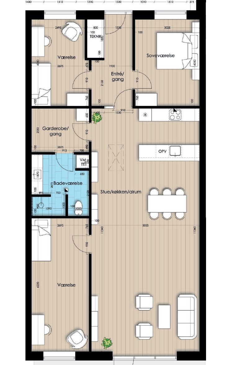 Visual presentation of the listing