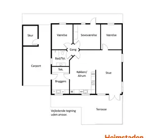 Visual presentation of the listing