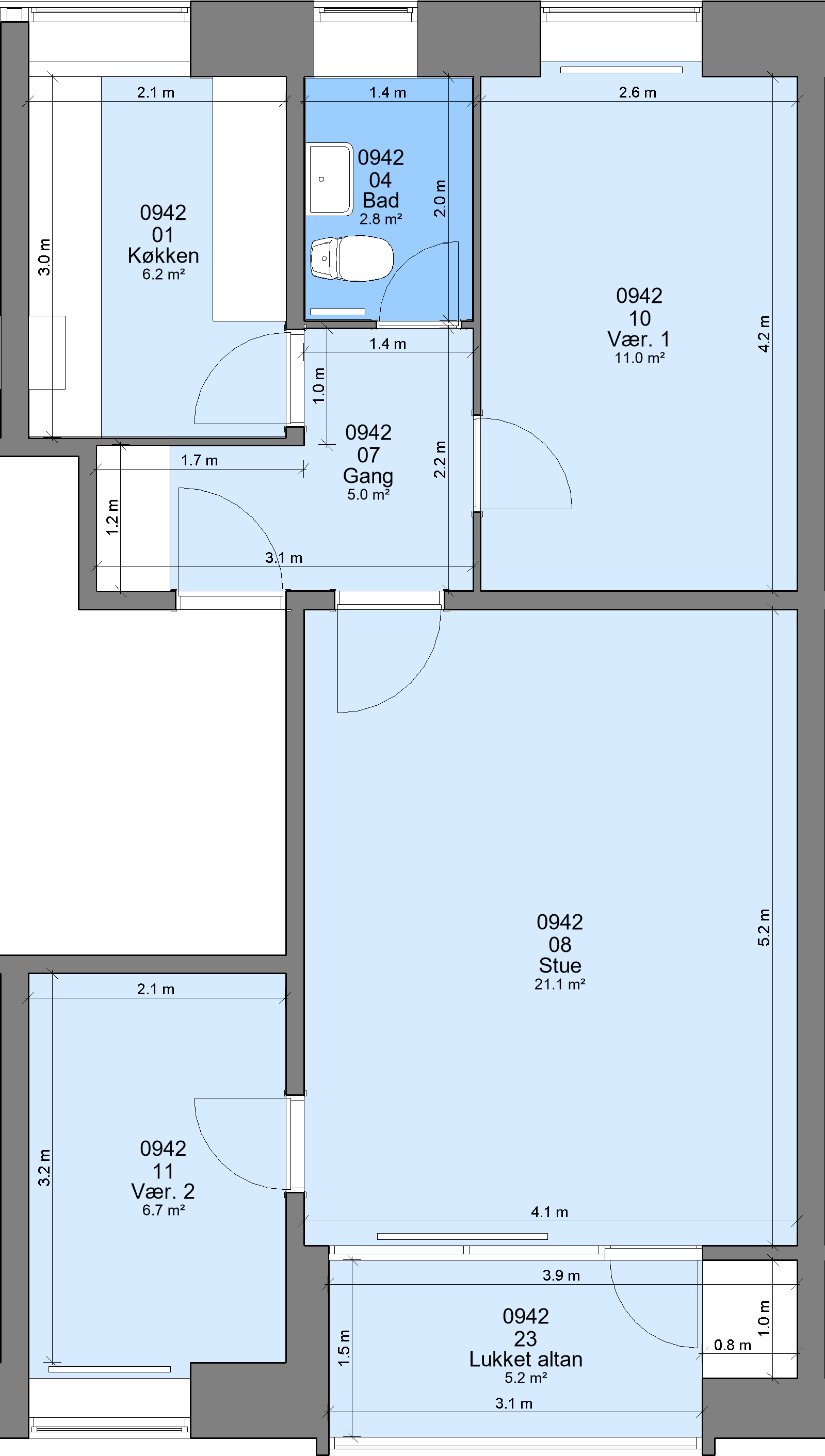 Visual presentation of the listing