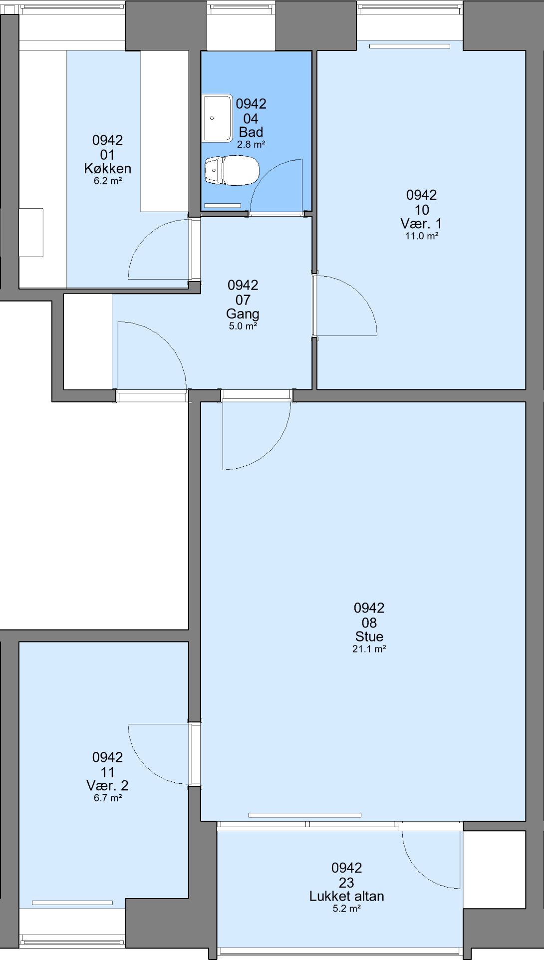 Visual presentation of the listing
