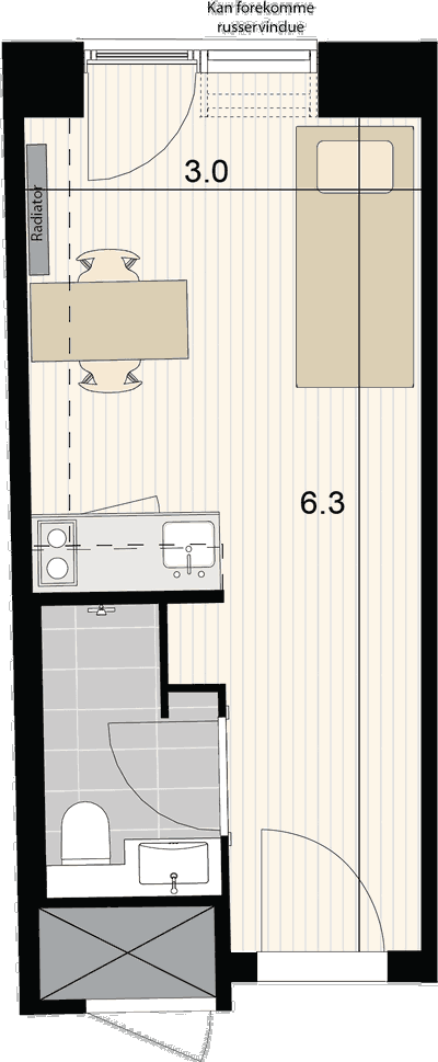 Lækre kollegielejligheder - Molestien, København SV - 2