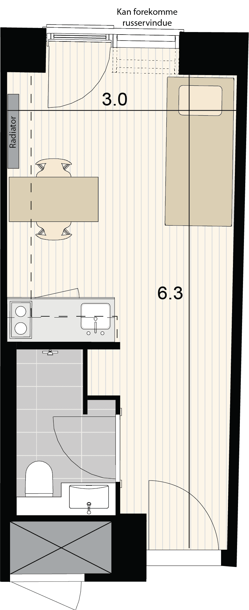 Visual presentation of the listing