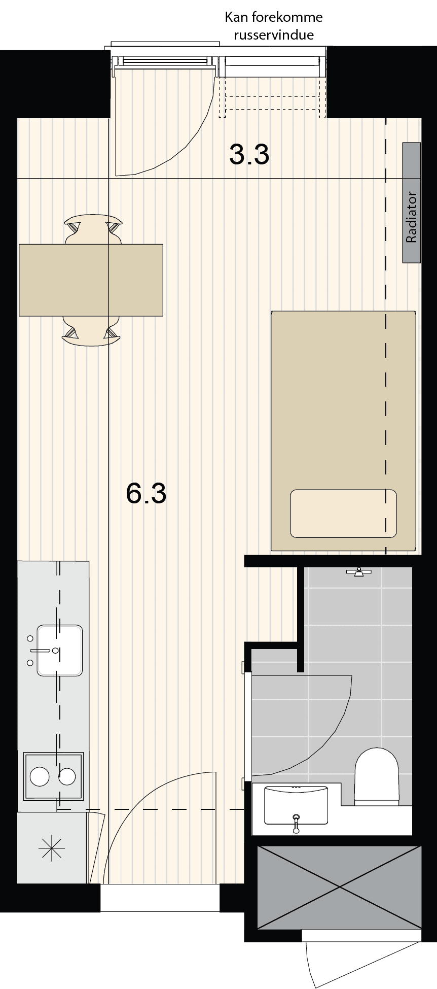 Visual presentation of the listing