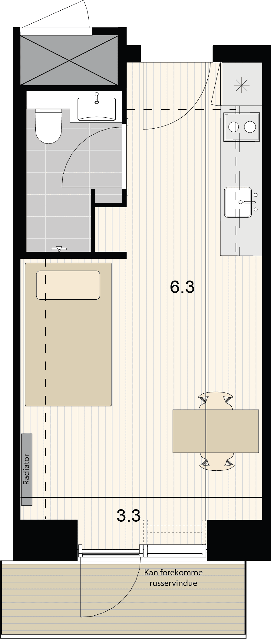 Visual presentation of the listing