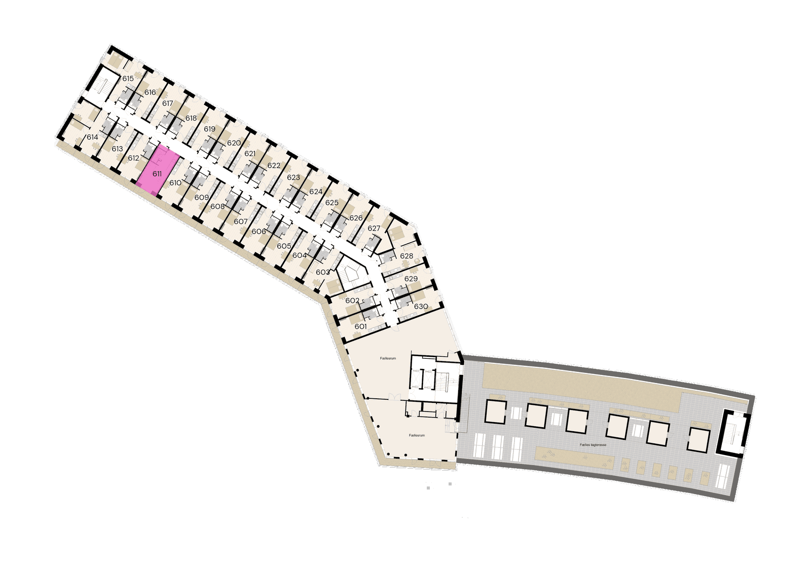 Visual presentation of the listing