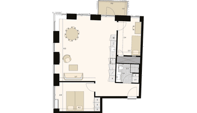 Apartments in a Dynamic Community - Bådehavnsgade, København SV - 2