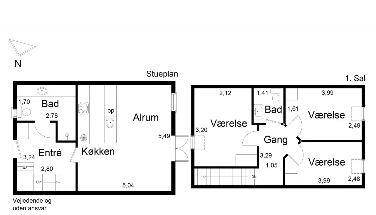 Visual presentation of the listing