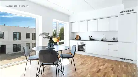 apartment Moderne 3-værelses lejlighed med terrasse