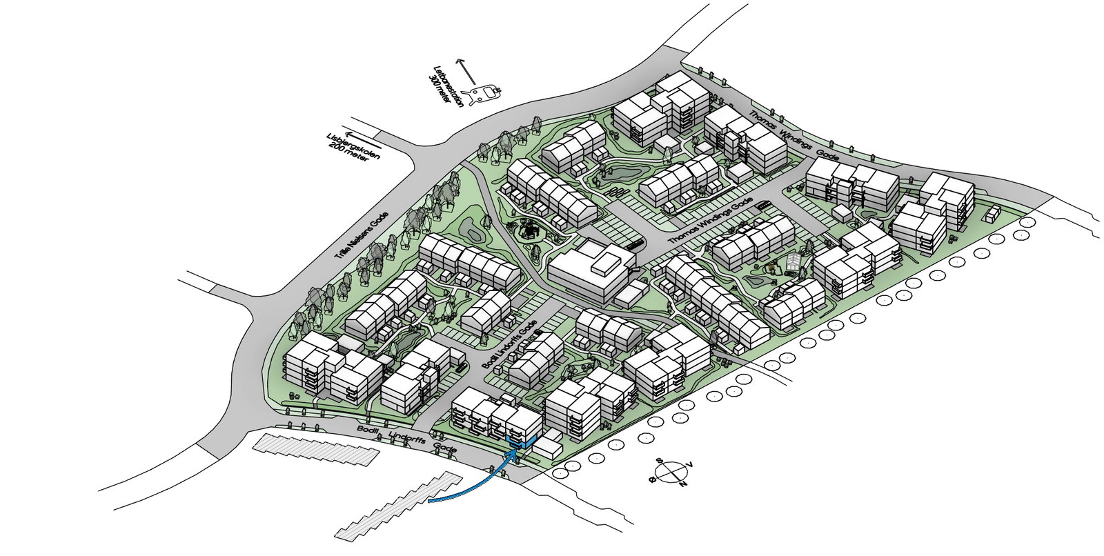 apartment Apartment in a modern co-housing community