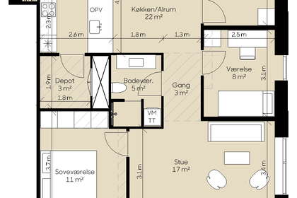 Visual presentation of the listing