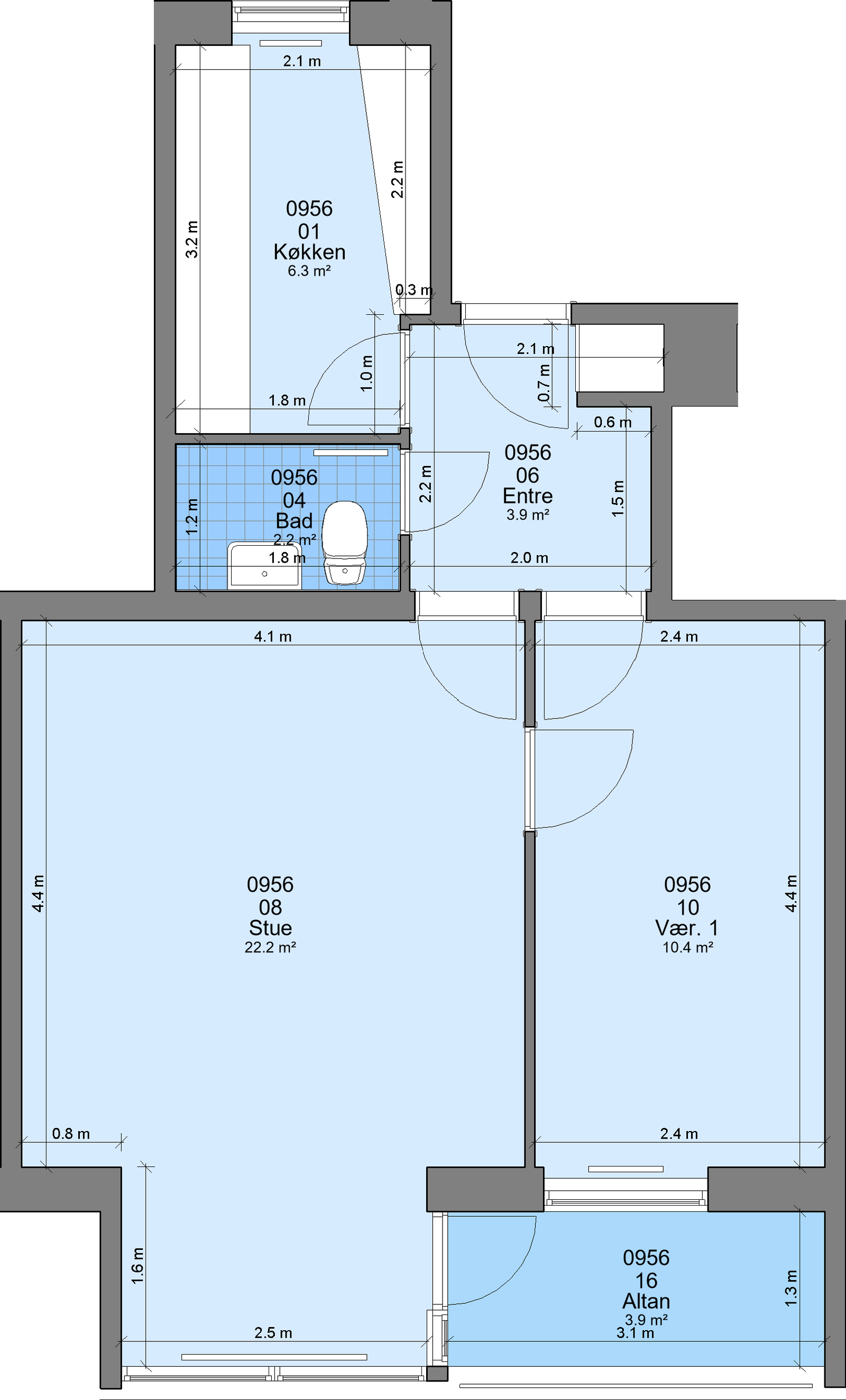 Visual presentation of the listing