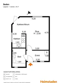 Visual presentation of the listing