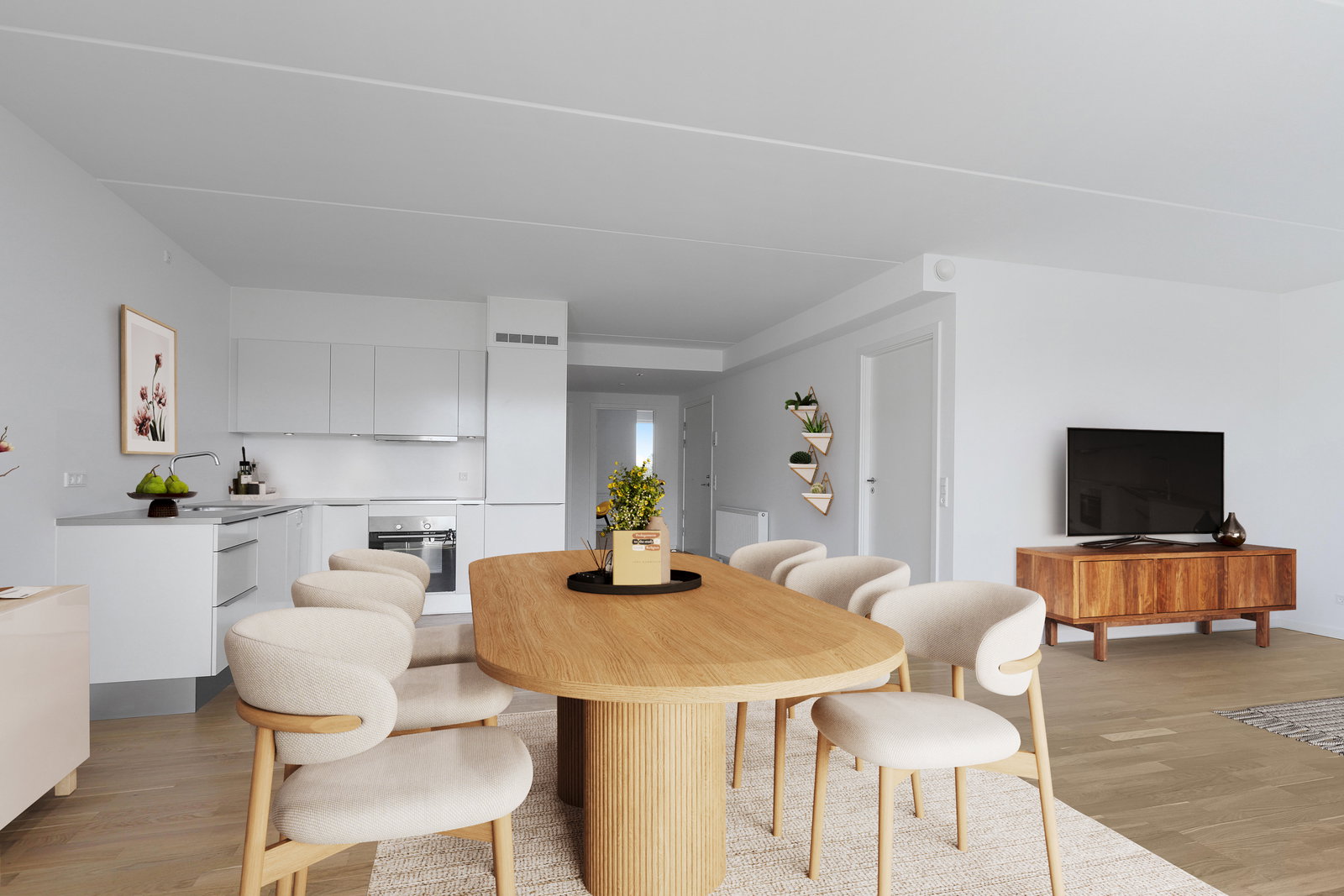 apartment Lys 3-værelses lejlighed med altan i Rødovre