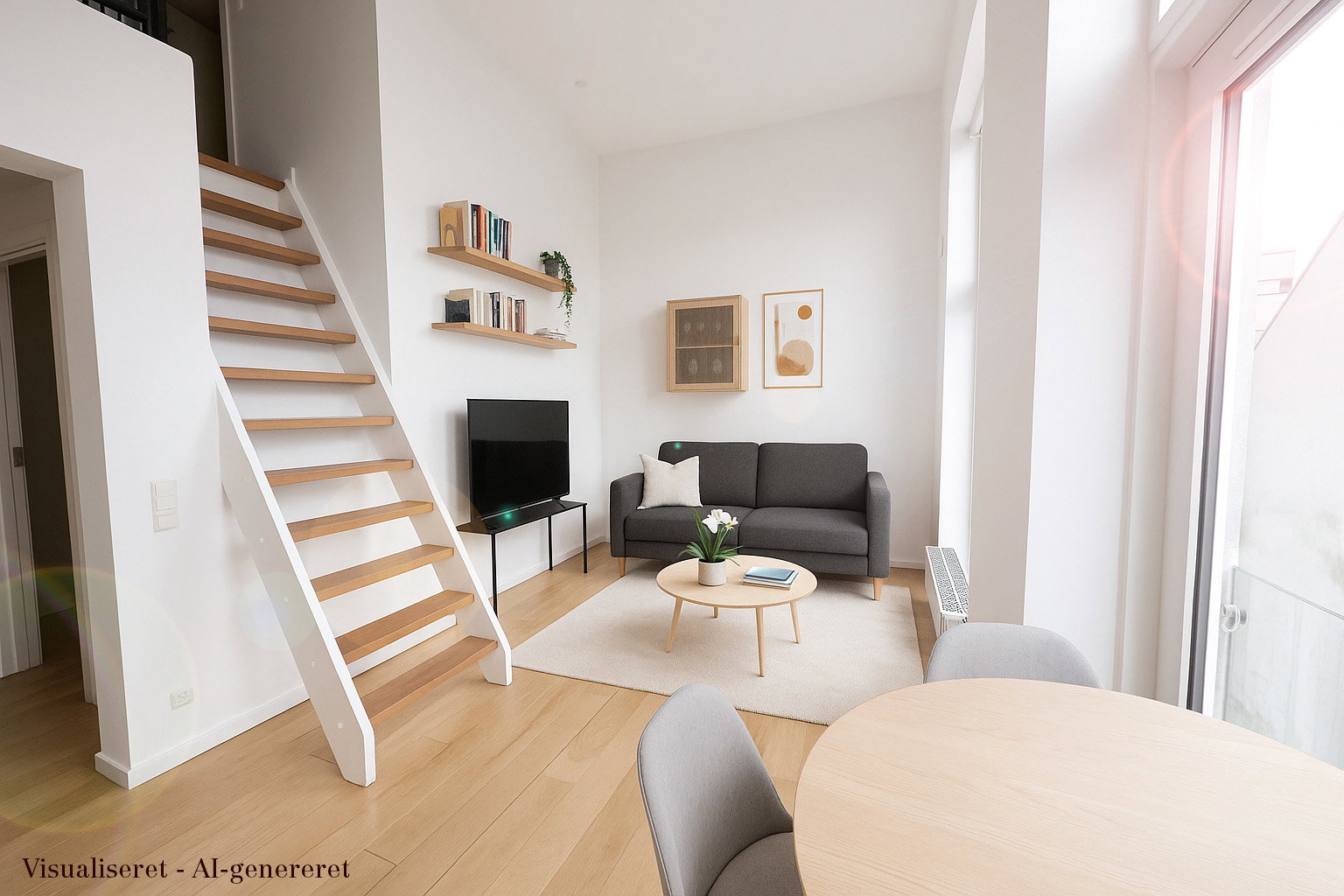 apartment Charmerende 1-værelses med hems i hjertet af Aarhus