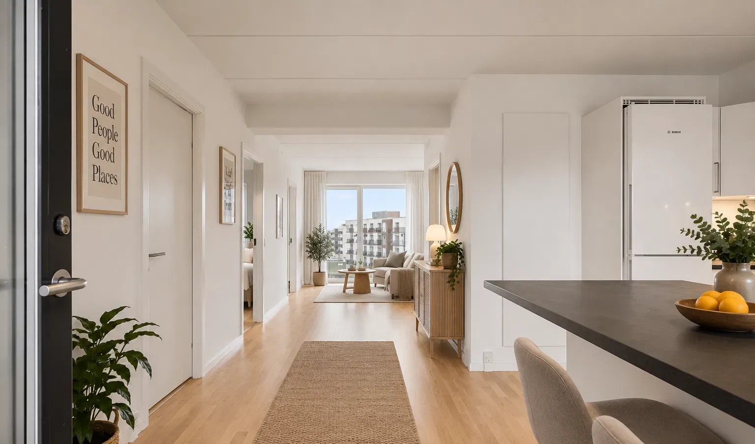 Visual presentation of the listing