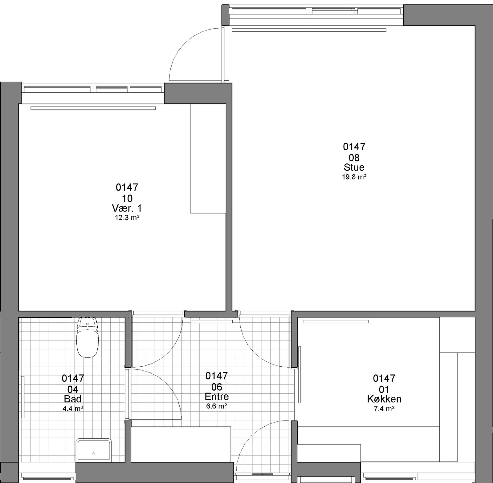 townhouse 61 m² lejlighed i boligområde