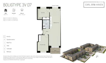 Visual presentation of the listing