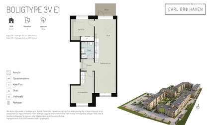 Visual presentation of the listing