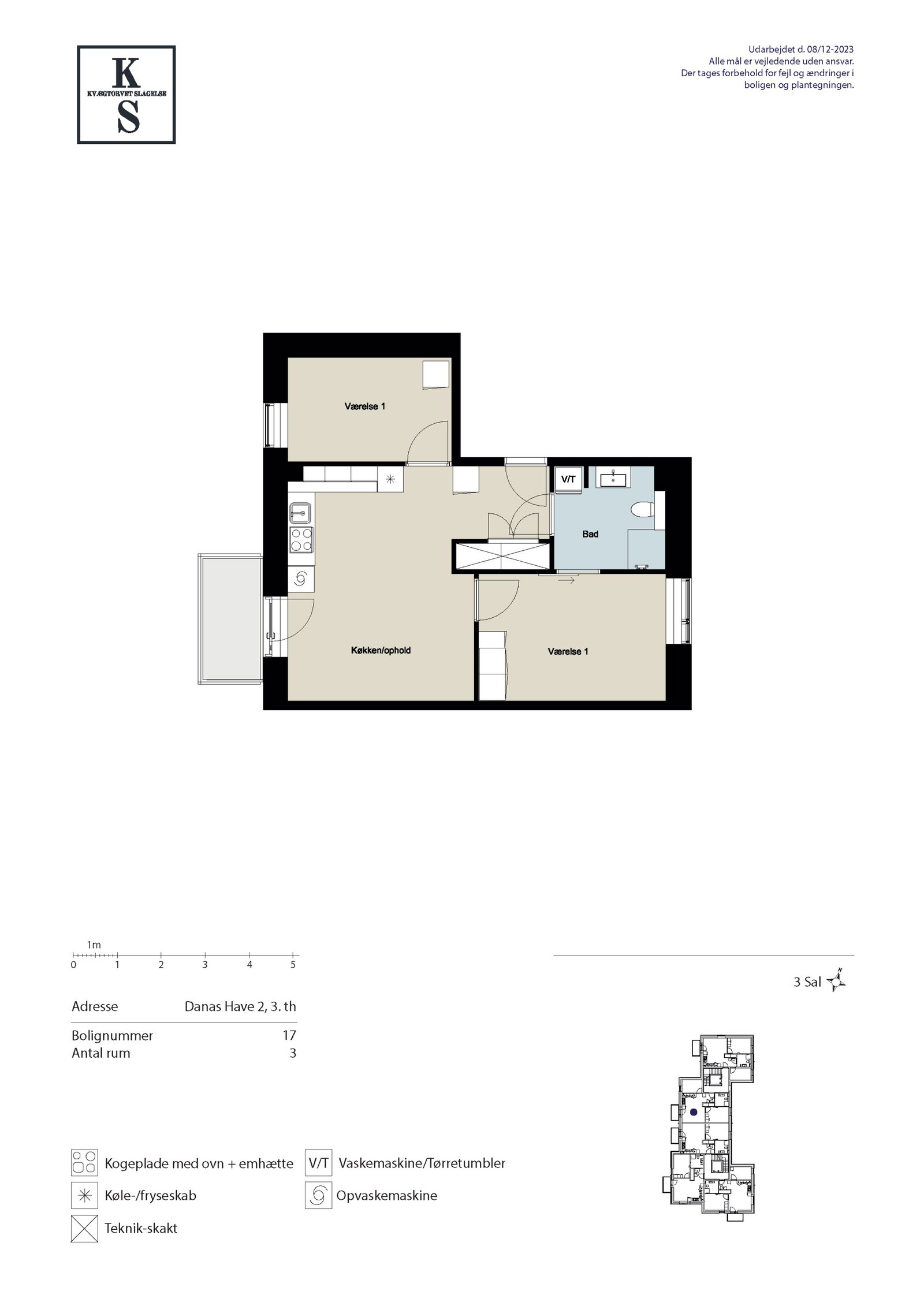 Visual presentation of the listing