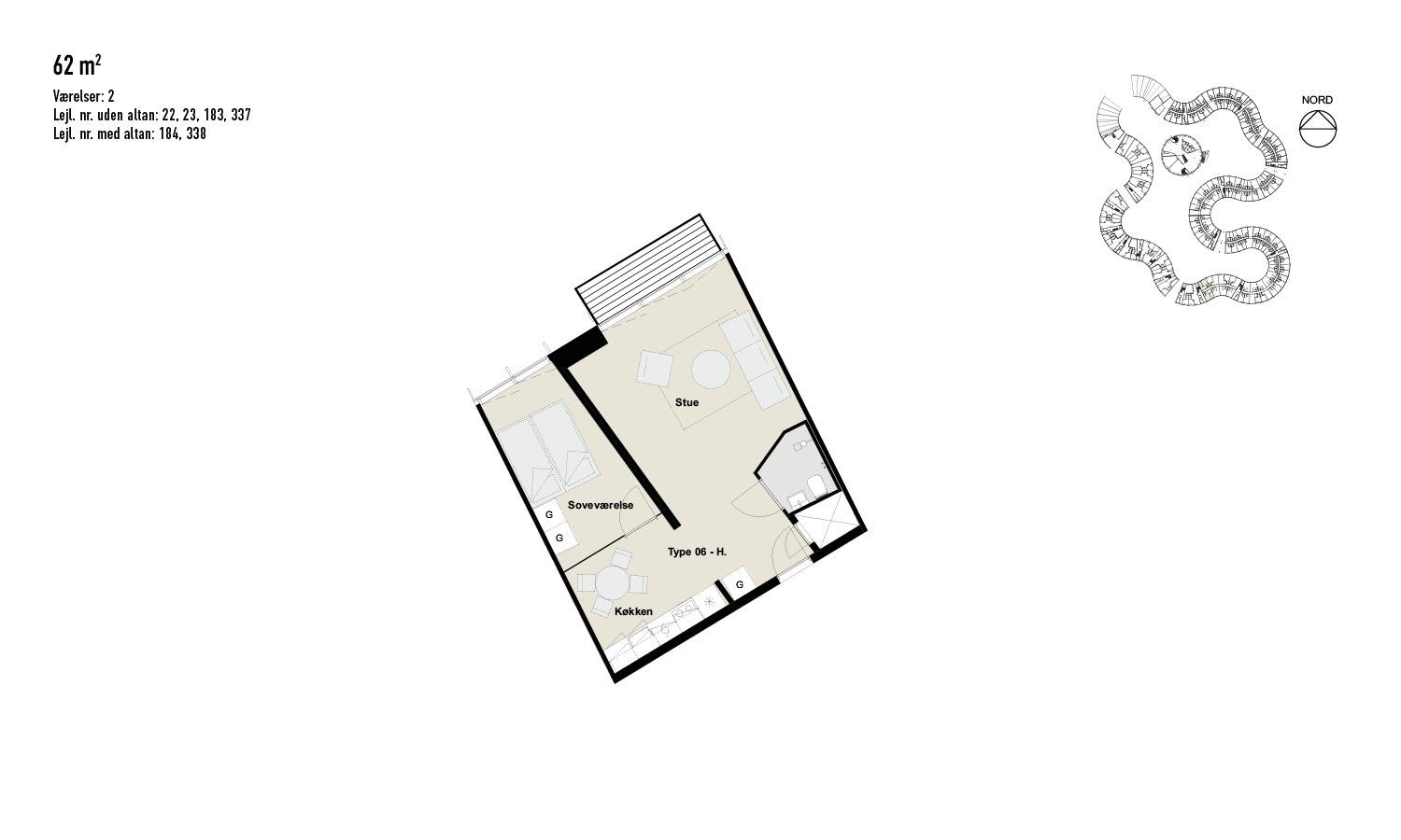 Visual presentation of the listing