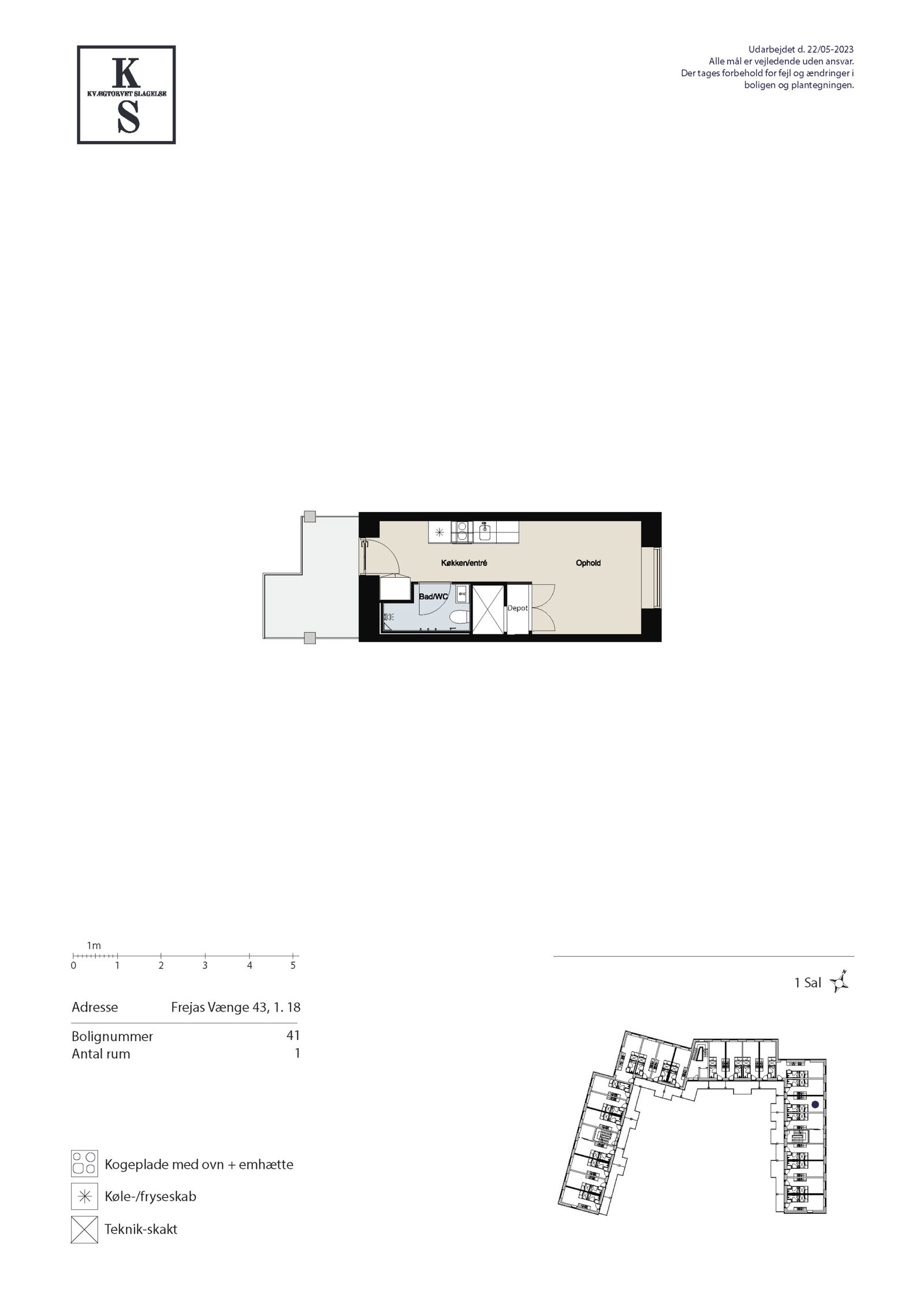 Visual presentation of the listing