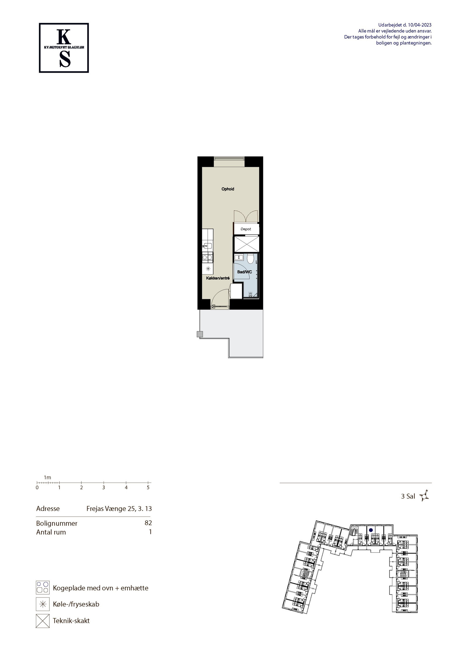 Visual presentation of the listing